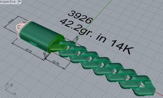 Cumin Chain 3D Print Model 3926 3D print model_7