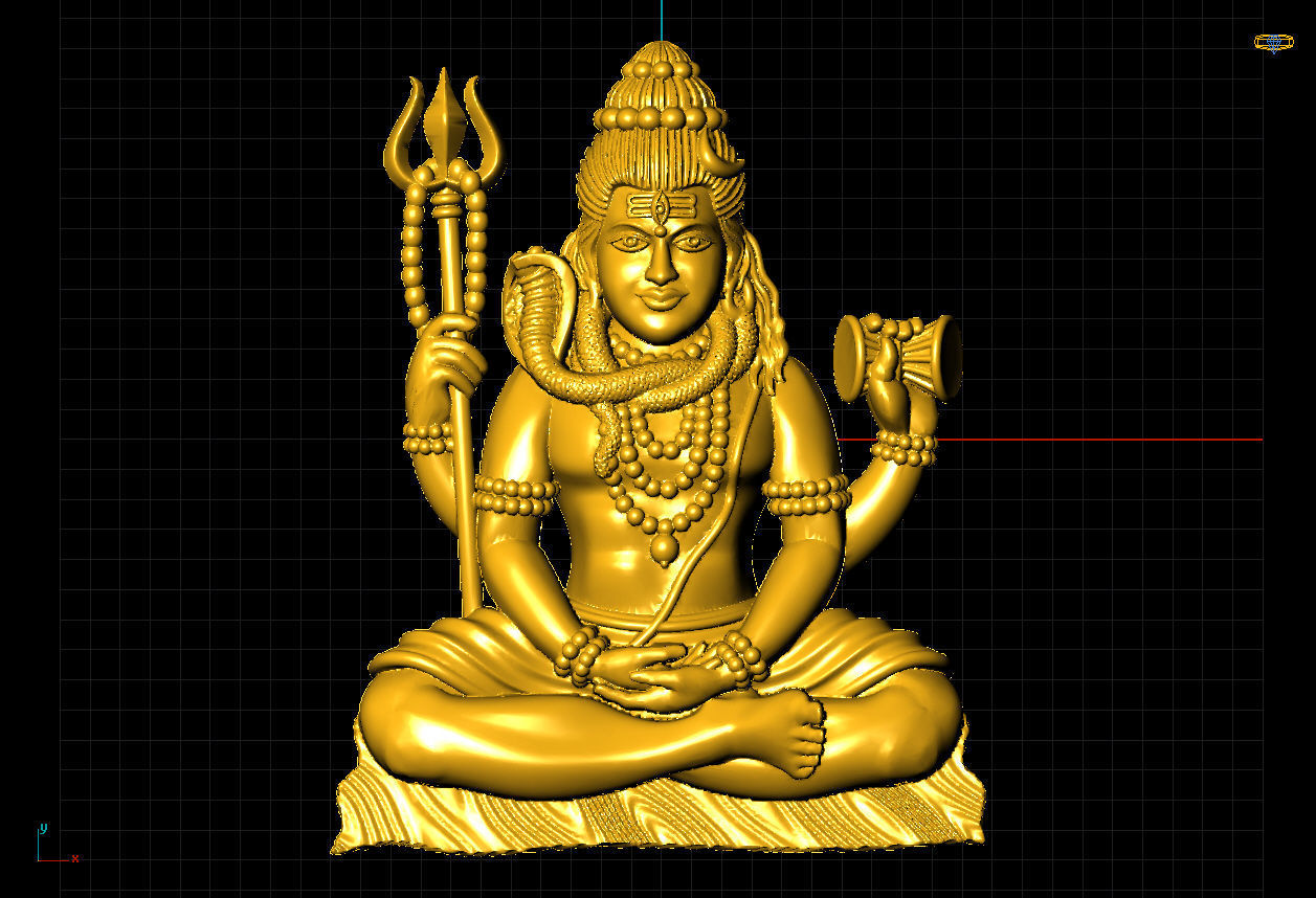 Mahadev - Shiva 3D print model_7