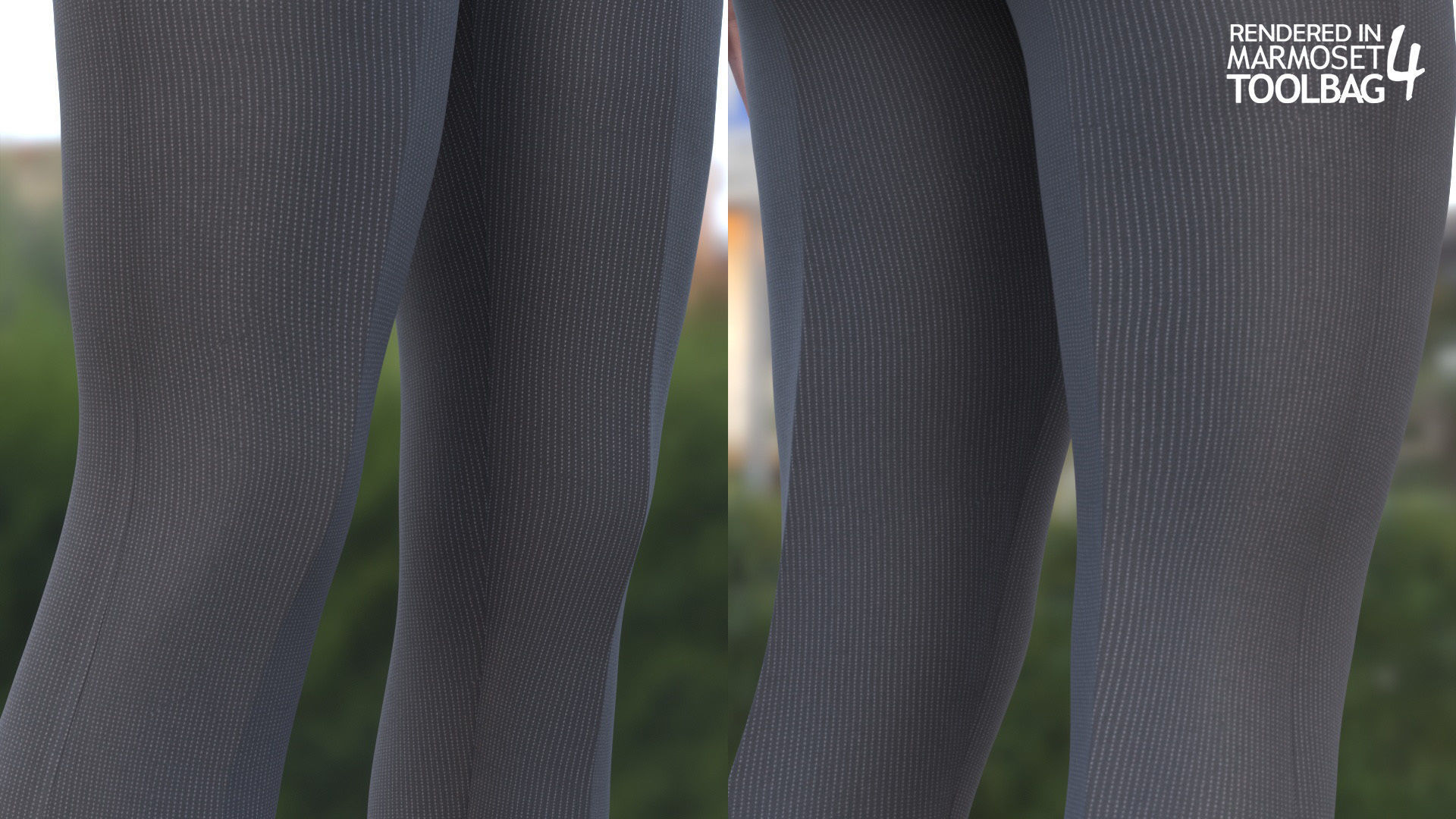 Female Business Suit Low-poly 3D model_14