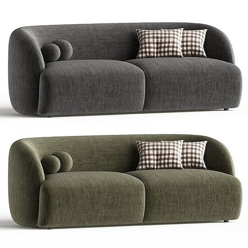 Sofa Vienso Bucle Gray 3D model