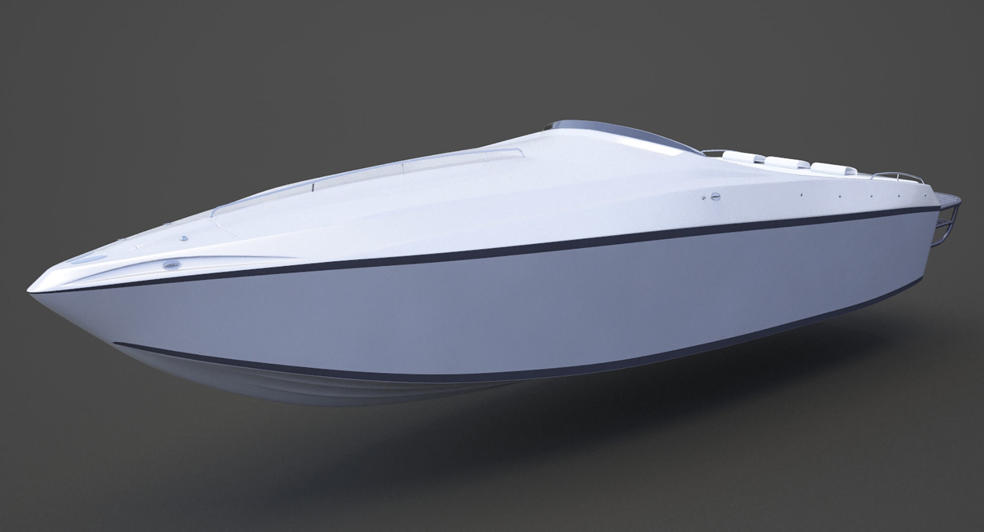 Motor Boat 03 3D model_9