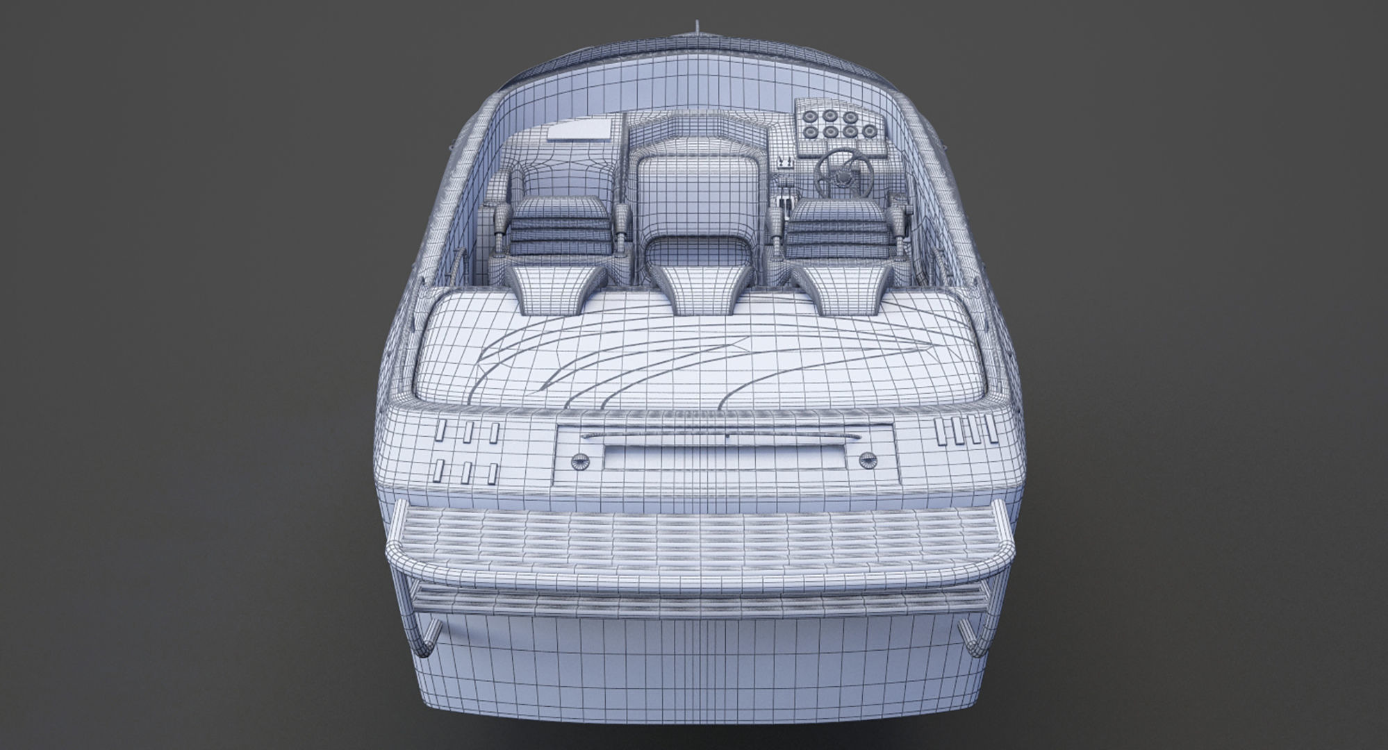 Motor Boat 03 3D model_18
