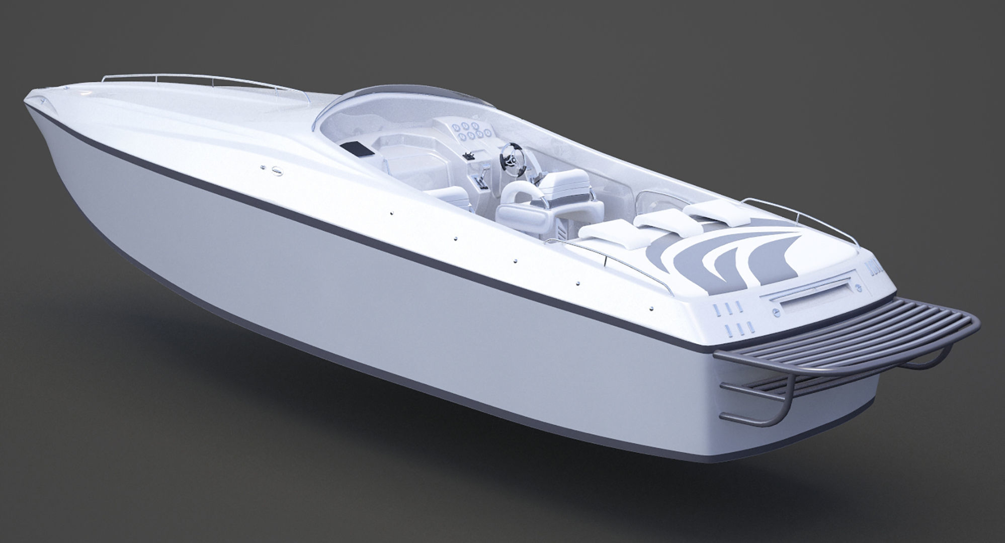Motor Boat 03 3D model_7