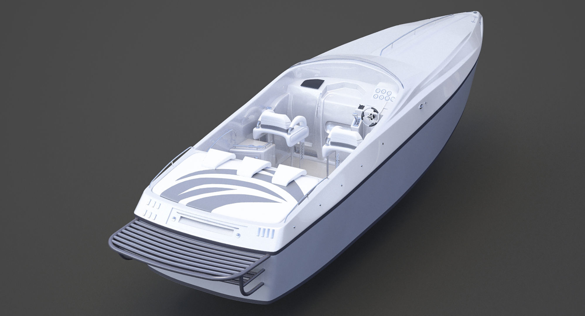 Motor Boat 03 3D model_11