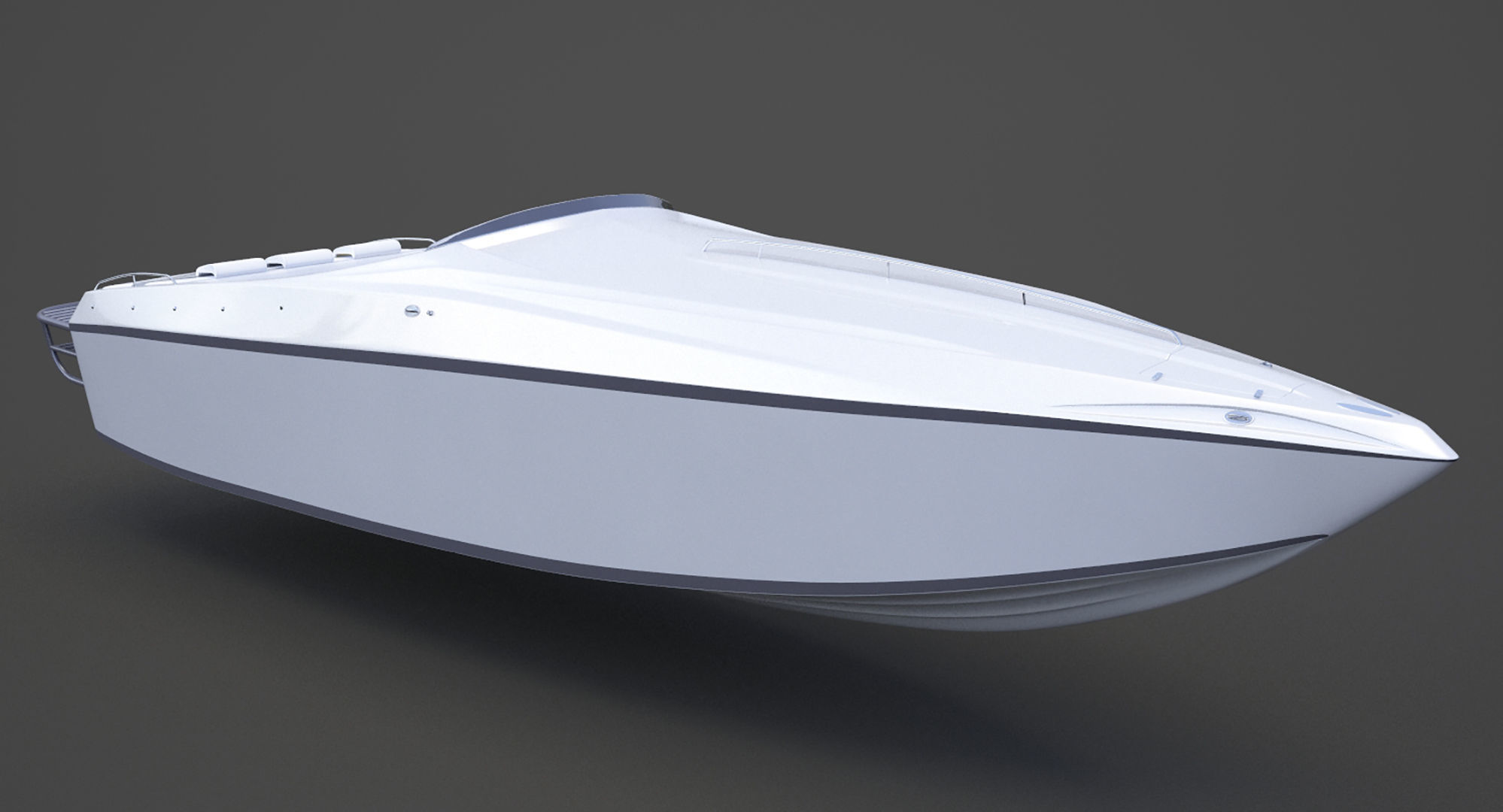 Motor Boat 03 3D model_3