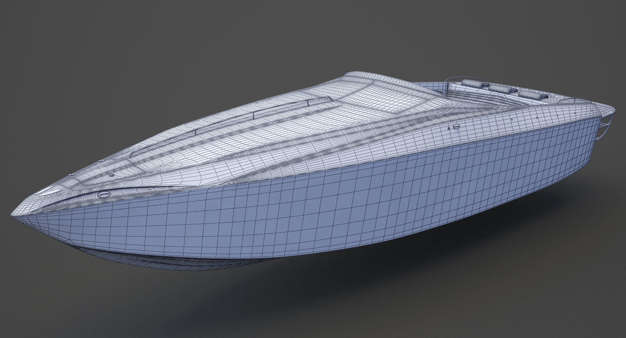 Motor Boat 03 3D model_14