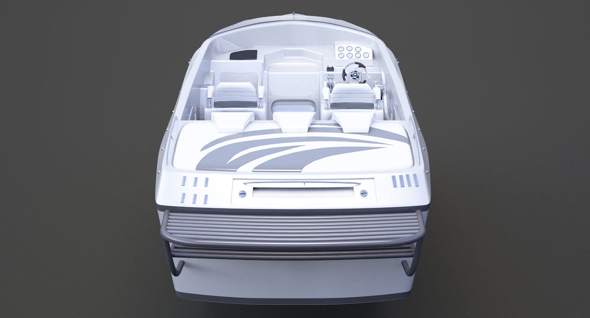 Motor Boat 03 3D model_6