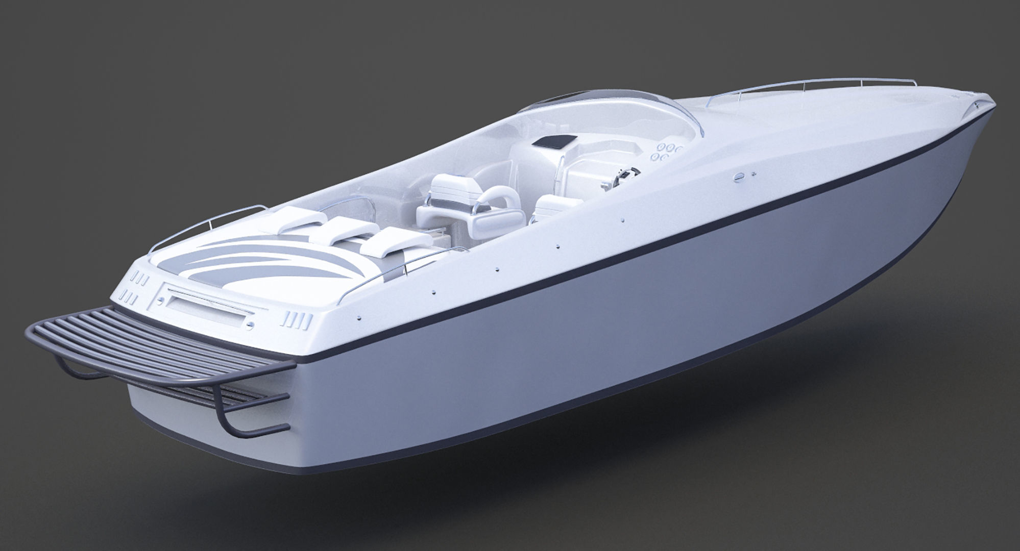 Motor Boat 03 3D model_5