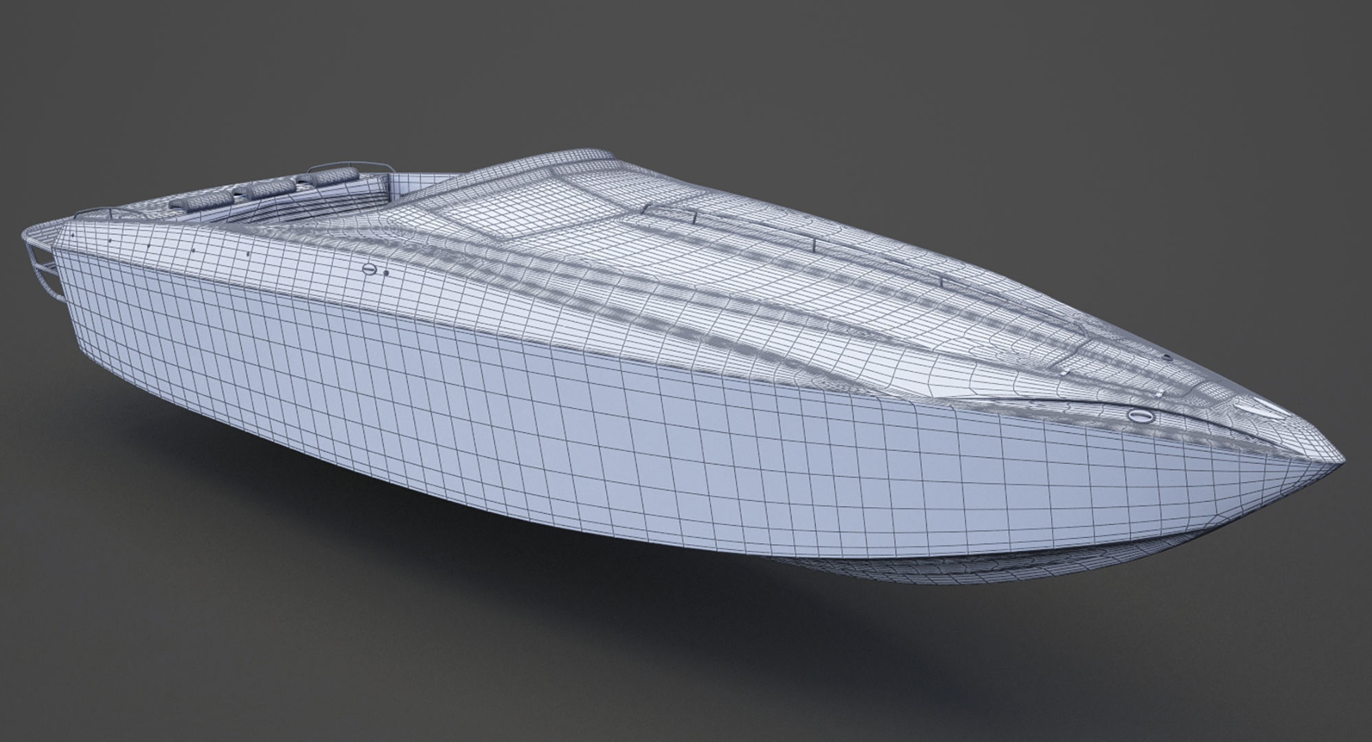 Motor Boat 03 3D model_15