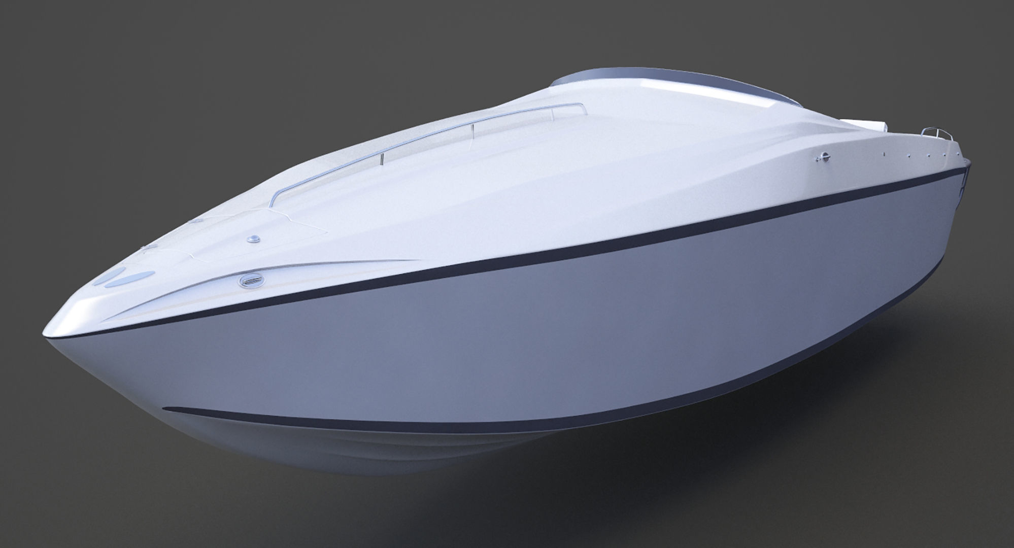 Motor Boat 03 3D model_1