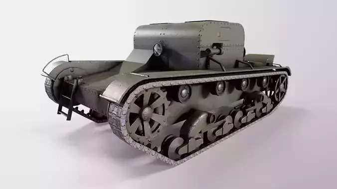 Artillery tractor T-26T mod 1933 year