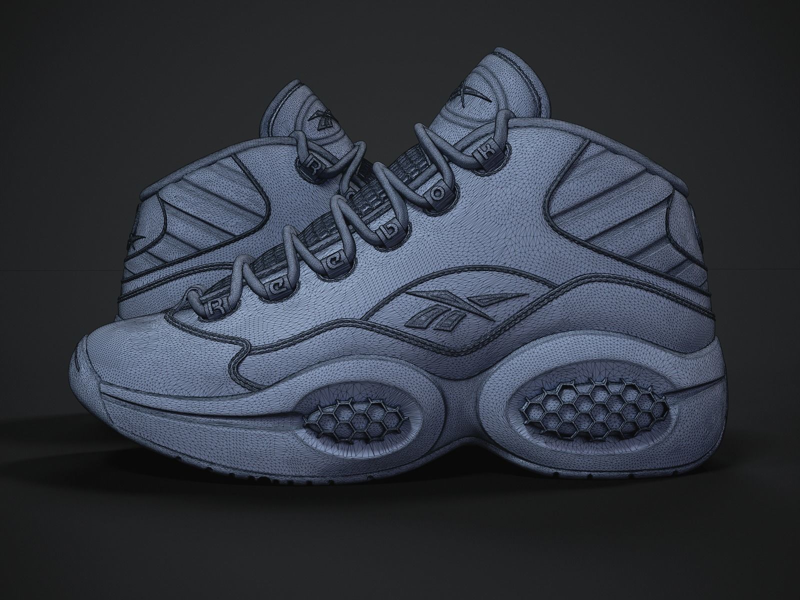 Reebok Question sneaker-v2-3d printable 3D print model_7