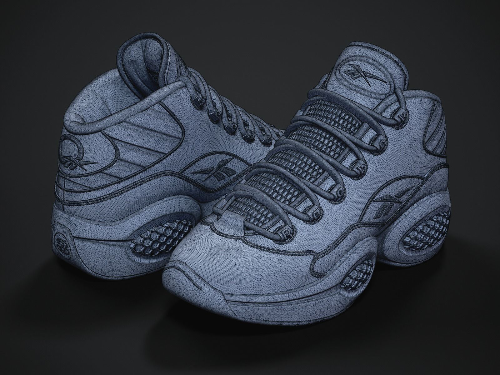 Reebok Question sneaker-v2-3d printable 3D print model_6