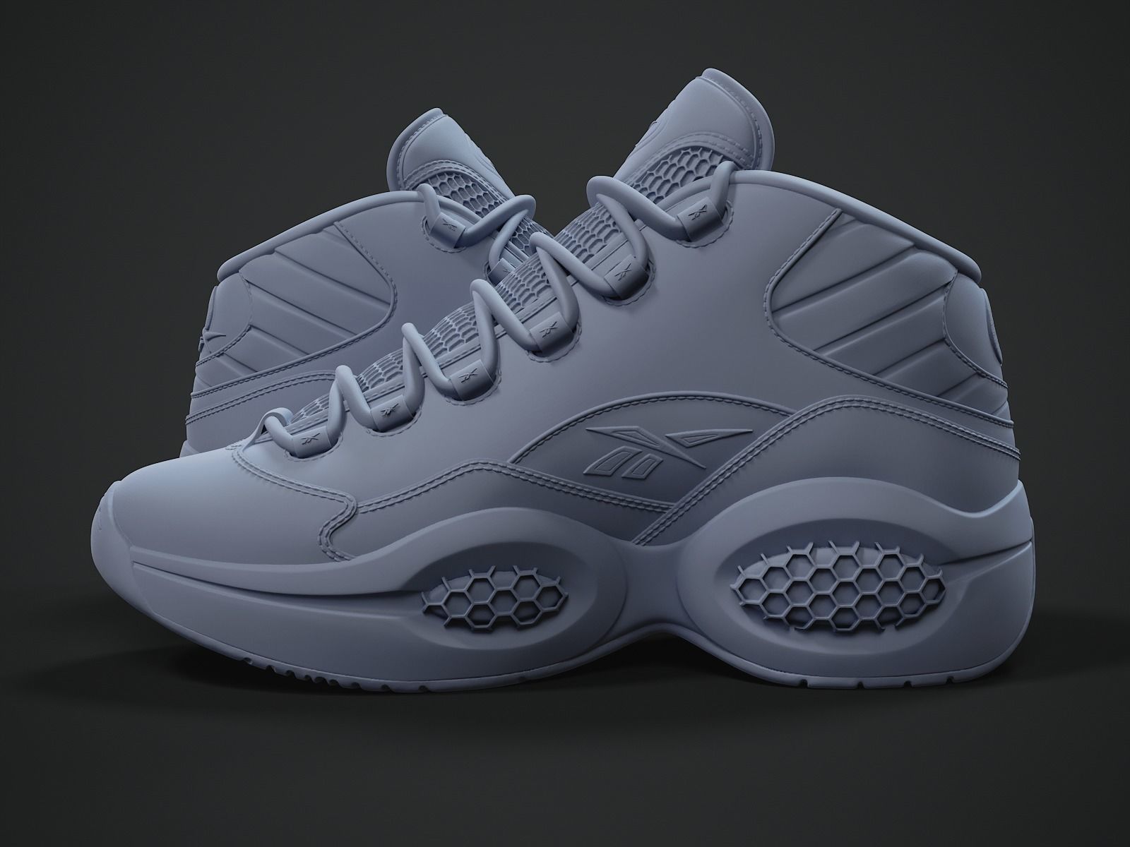 Reebok Question sneaker-v2-3d printable 3D print model_2