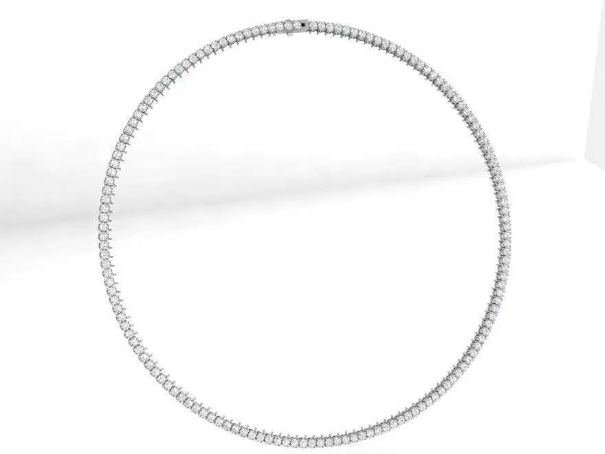 Diamond Fashion Necklace 3939 3D print model