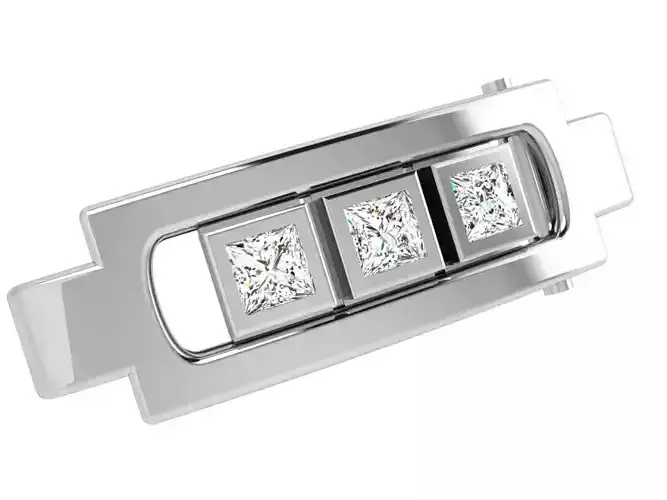 Princess Cut Diamond Jewel Detail 3941
