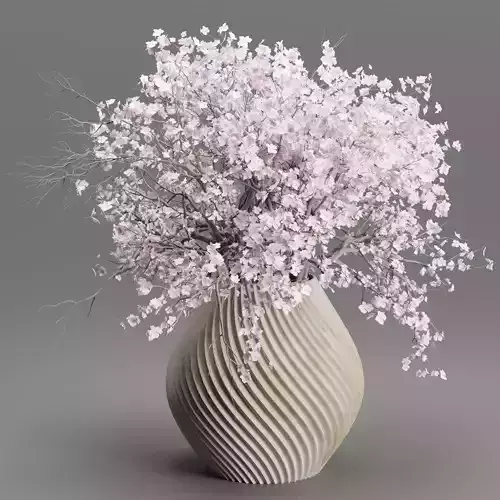 Bouquet in vase vol 149-Blender