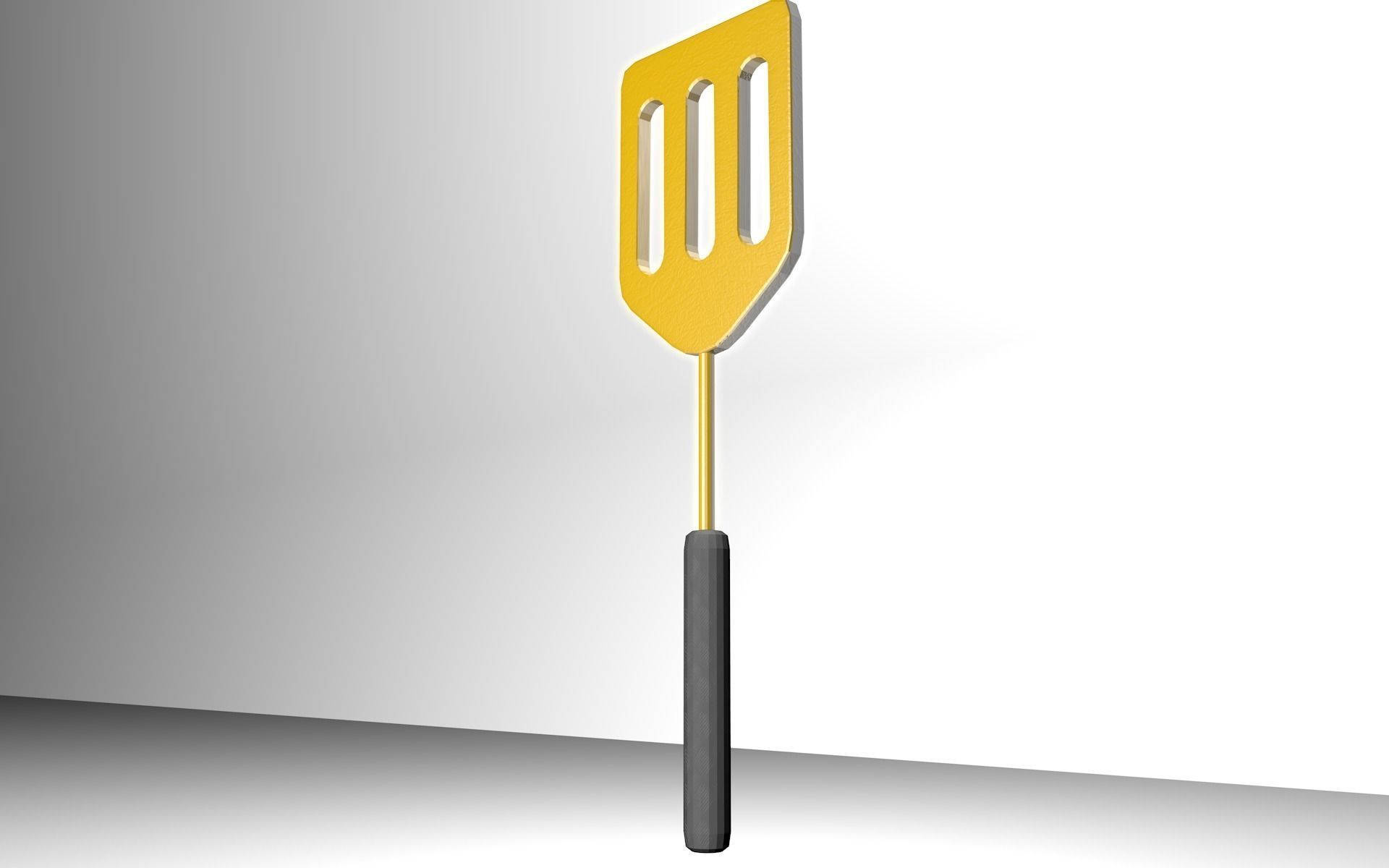 SpongeBob Golden Spatula Model  Low-poly 3D model_4