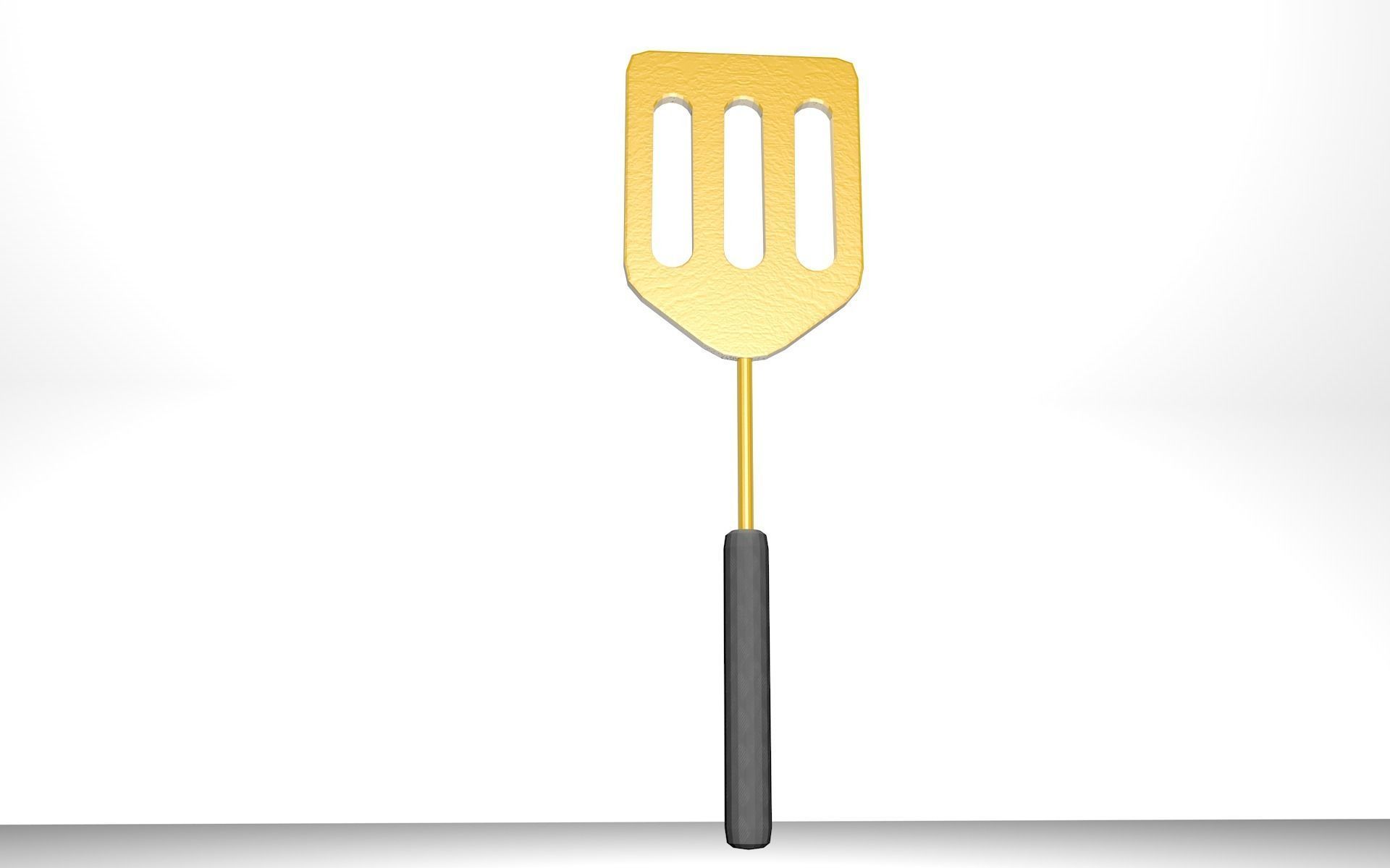 SpongeBob Golden Spatula Model  Low-poly 3D model_2