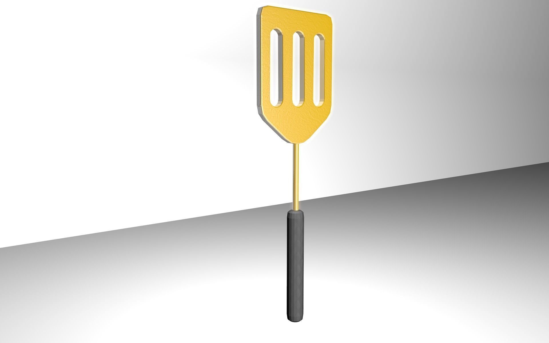 SpongeBob Golden Spatula Model  Low-poly 3D model_1