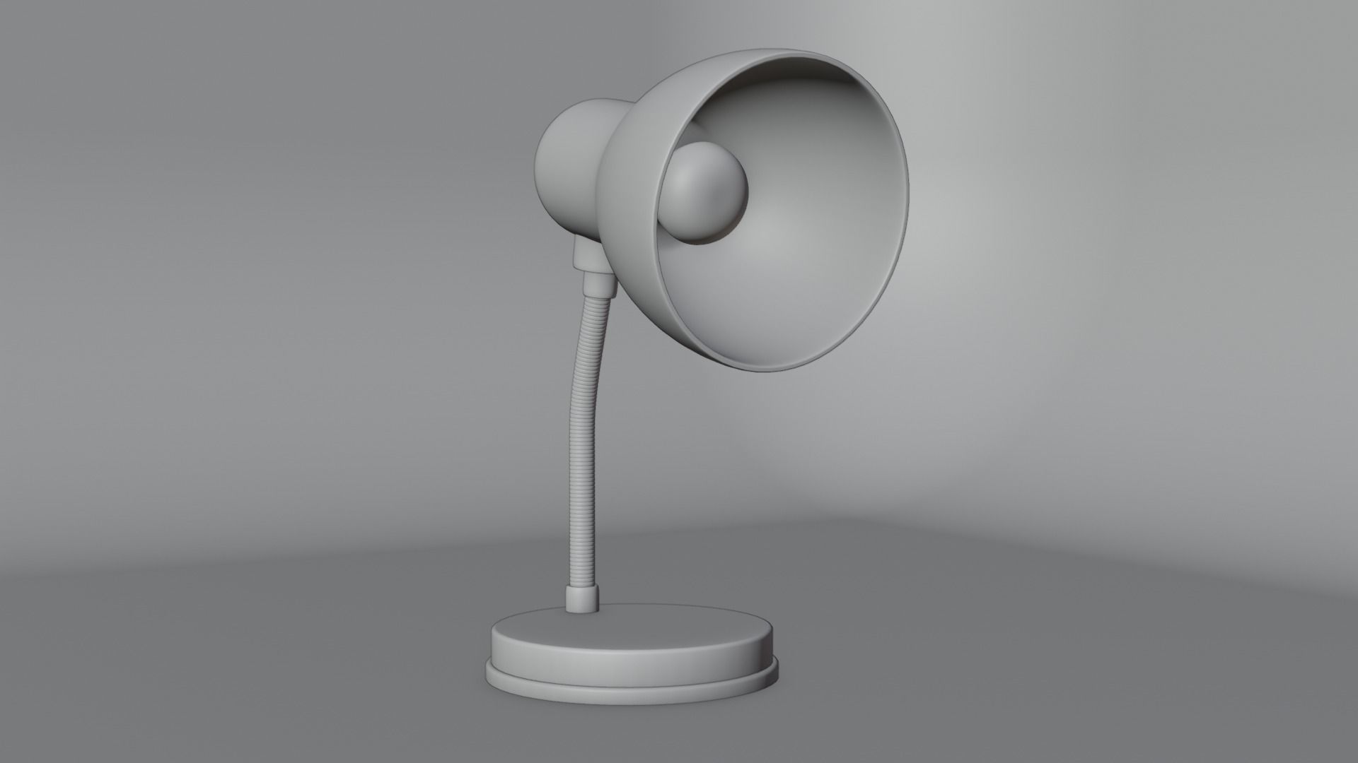 lamp light Low-poly 3D model_1