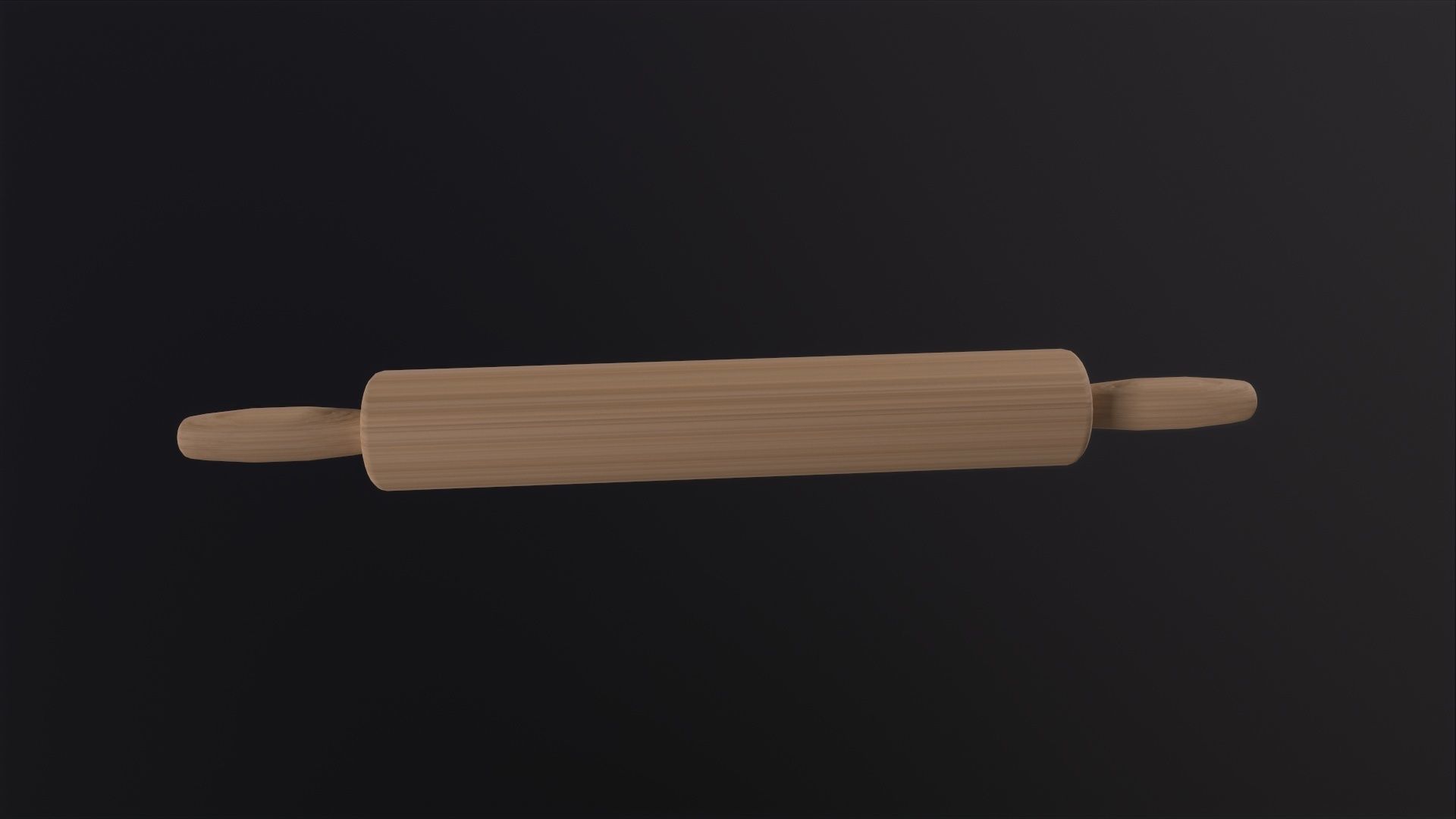 Rolling Pin 3D Model Low-poly 3D model_5