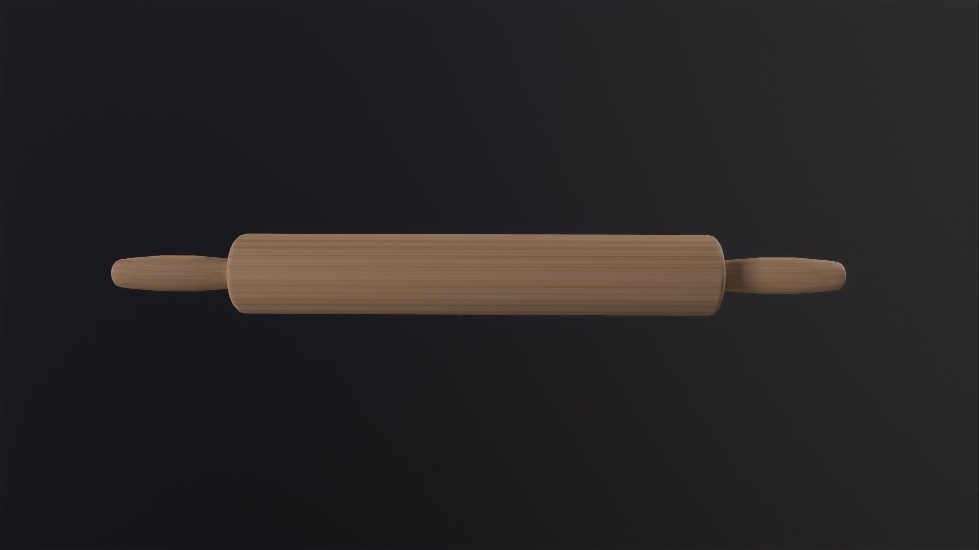 Rolling Pin 3D Model Low-poly 3D model_3