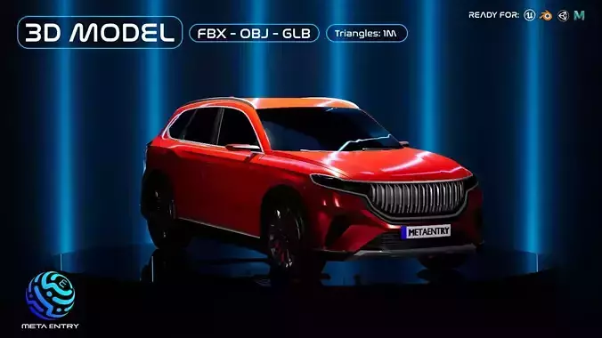 TOGG T10X SUV 3D Model 3D model TOGG T10X SUV 3D Model 3D model