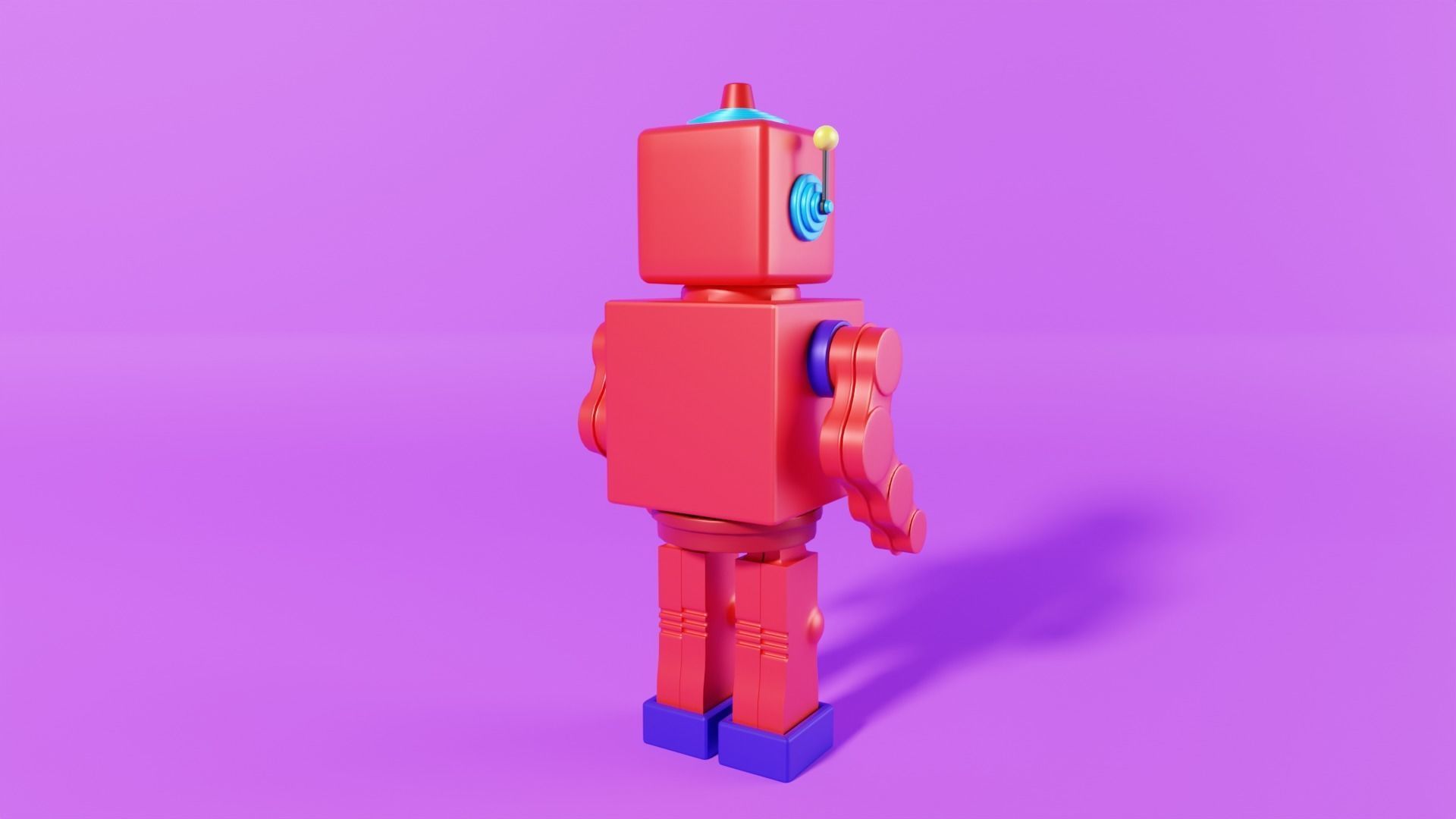 Toy Robot 3D model_3