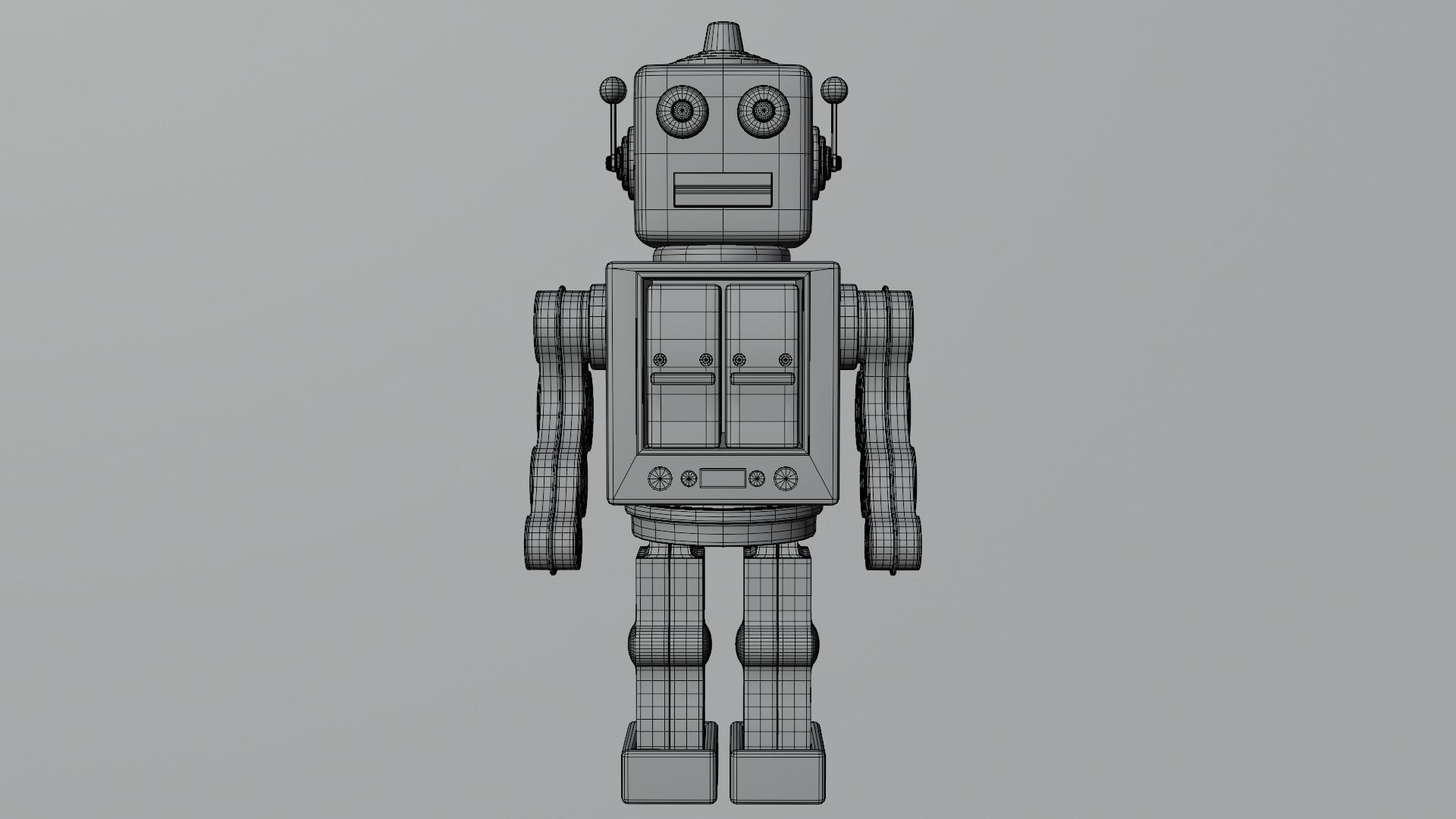 Toy Robot 3D model_6