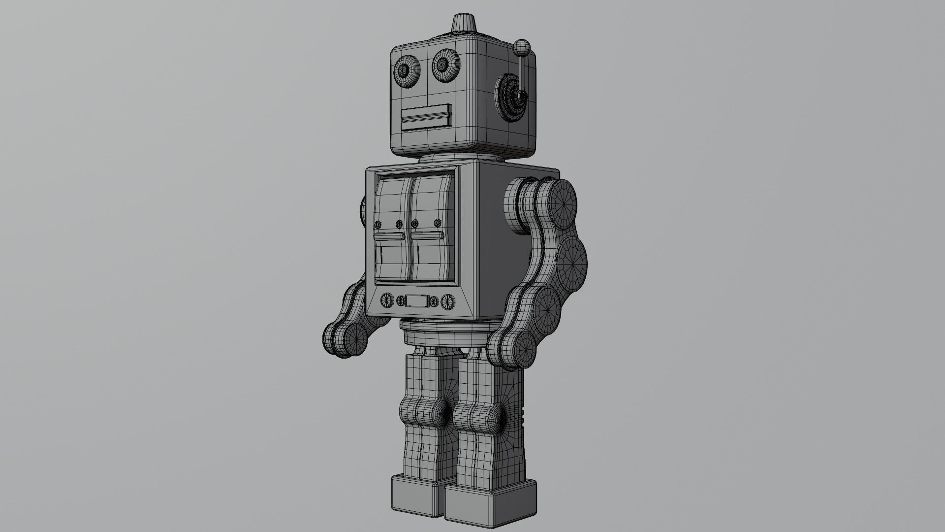Toy Robot 3D model_7