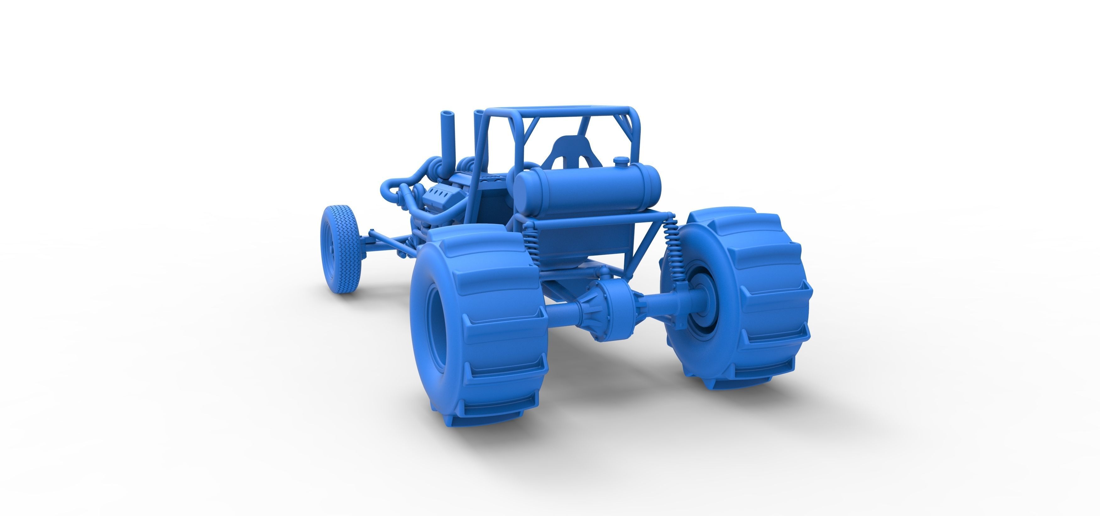 Dirt Dragster Scale 1 to 25 3D print model_34
