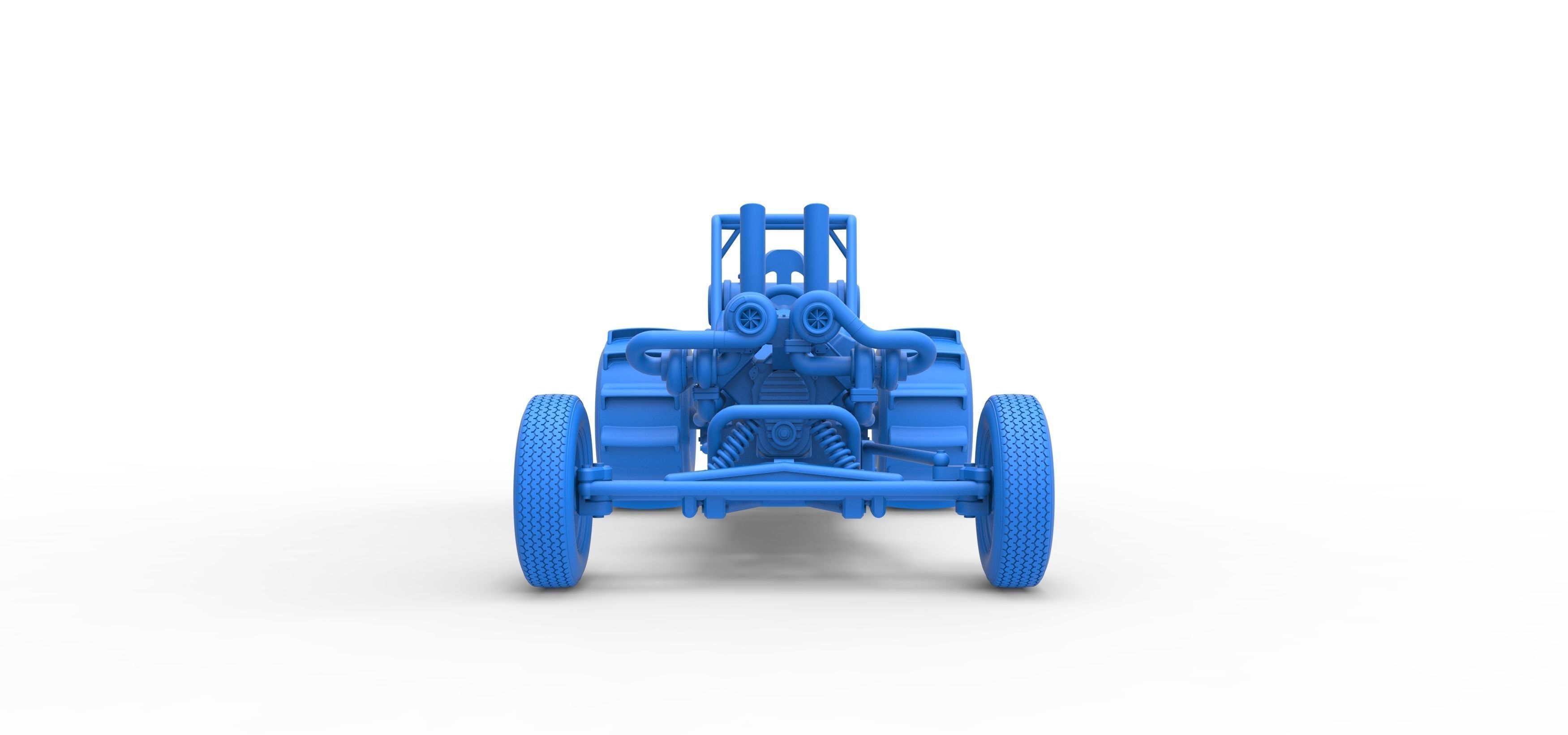 Dirt Dragster Scale 1 to 25 3D print model_27