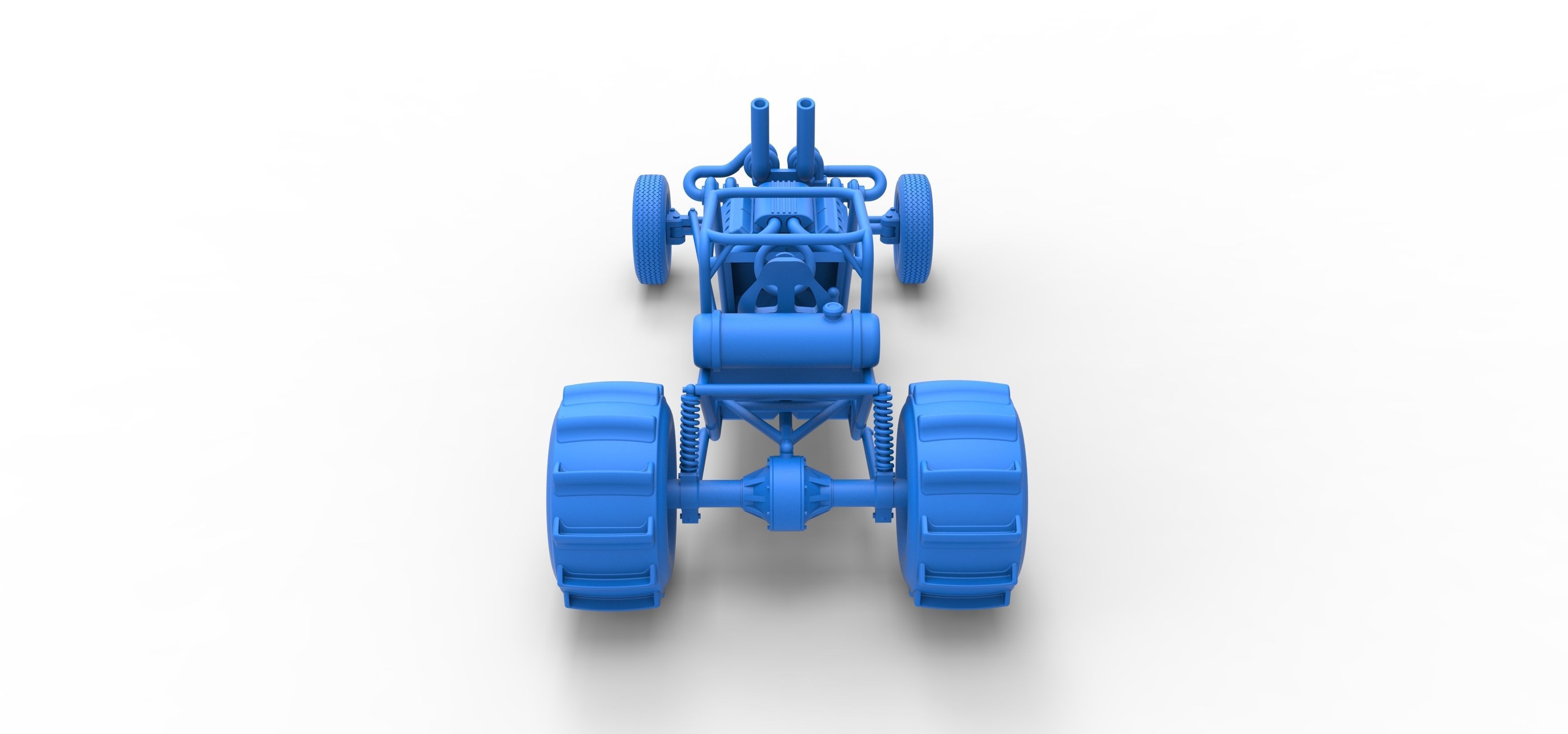 Dirt Dragster Scale 1 to 25 3D print model_37