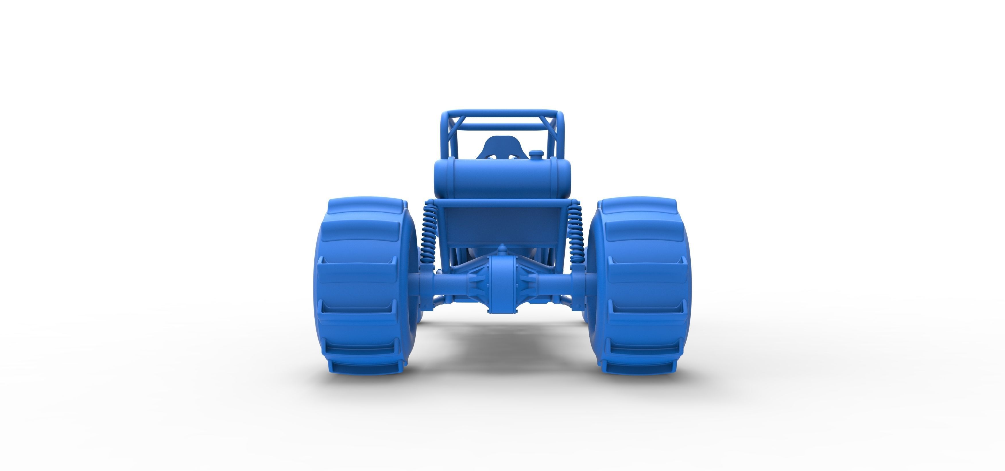 Dirt Dragster Scale 1 to 25 3D print model_36