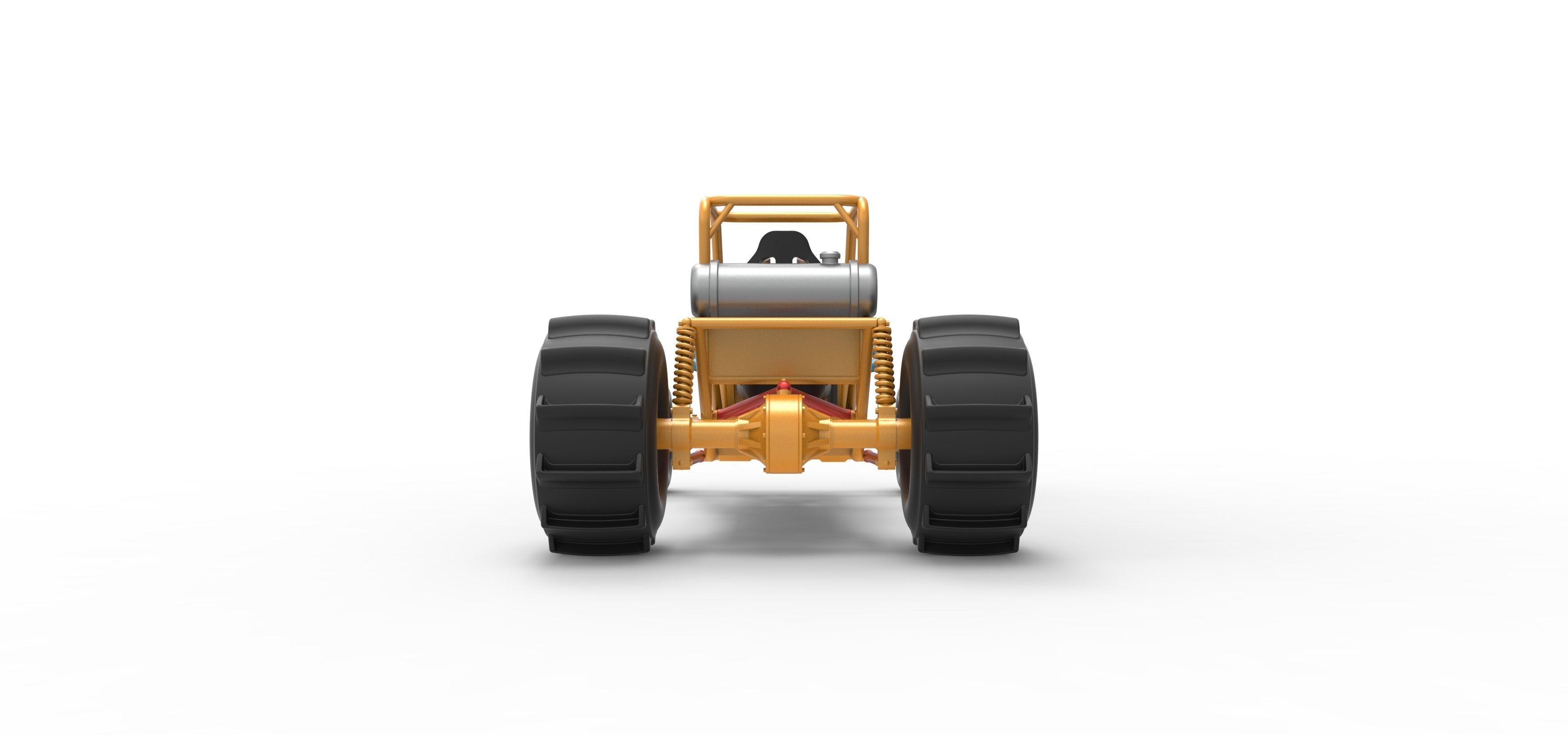 Dirt Dragster Scale 1 to 25 3D print model_16