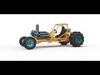 Diecast Dirt Dragster Scale 1 to 25 3D print model_1