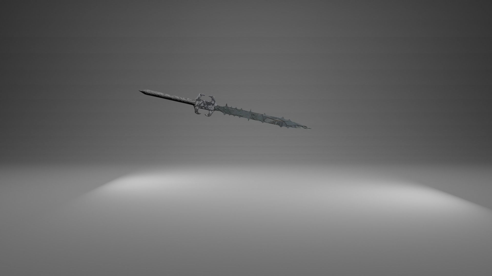 demon sword  3D model_5