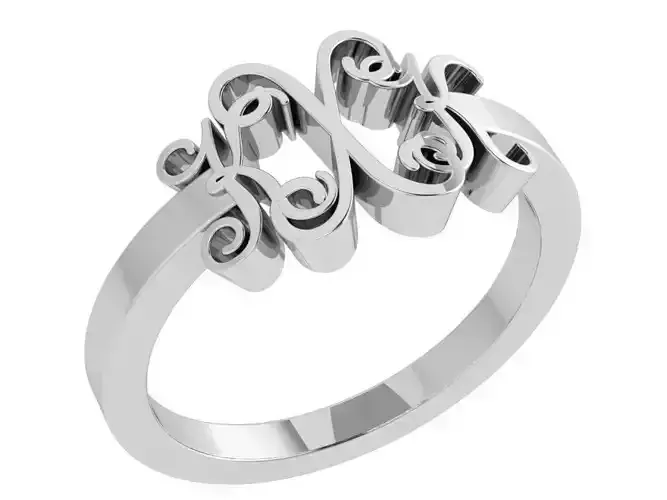 Fashion Ring 3D Print Model 3952