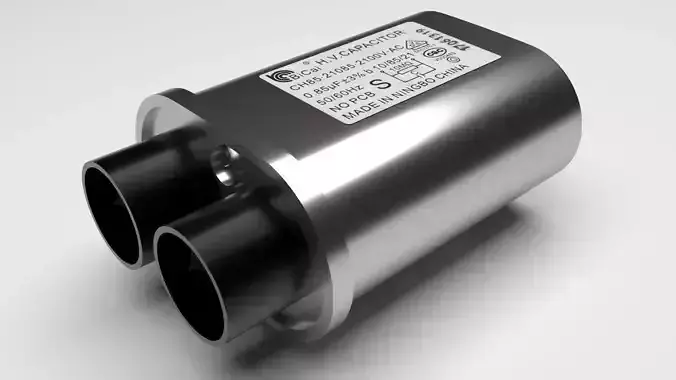 Microwave Capacitor 3D model