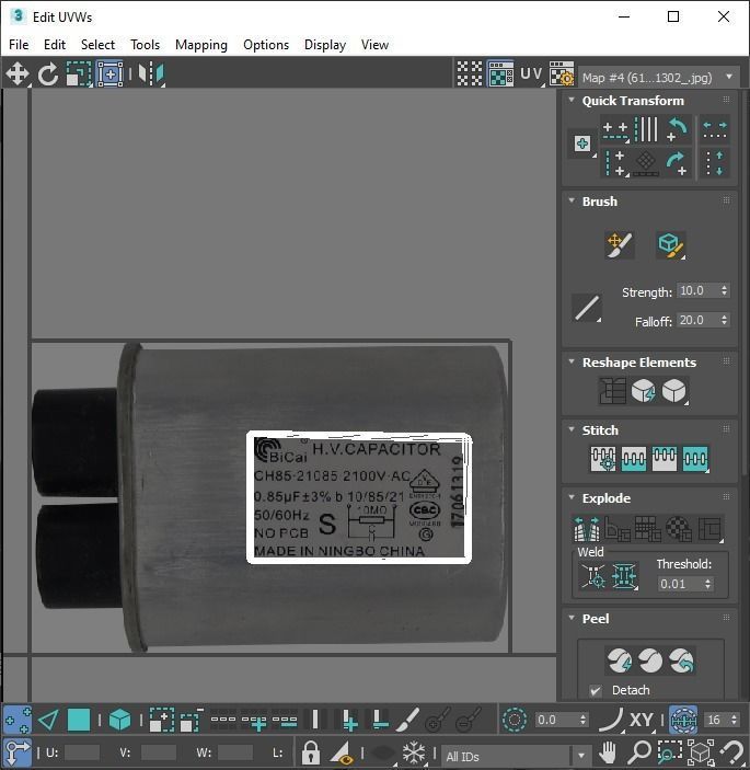Microwave Capacitor 3D model_34