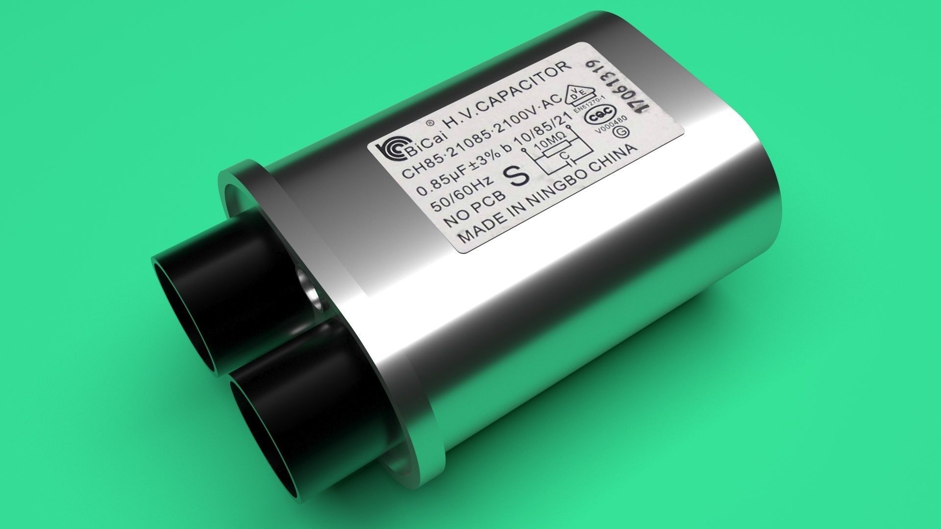 Microwave Capacitor 3D model_10