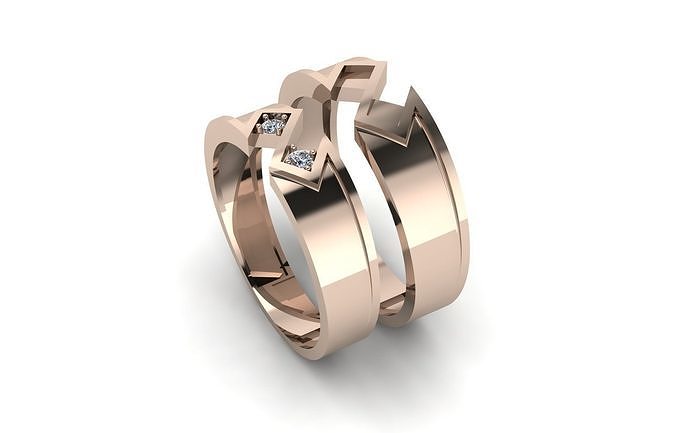pair ring 3D print model