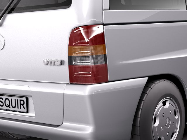 Mercedes Vito 1995-2000 Passenger 3D model_3