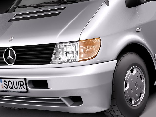 Mercedes Vito 1995-2000 Passenger 3D model_2