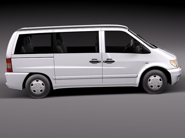 Mercedes Vito 1995-2000 Passenger 3D model_5