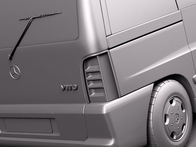 Mercedes Vito 1995-2000 Passenger 3D model_10