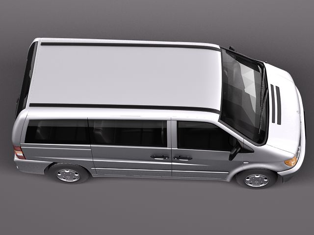 Mercedes Vito 1995-2000 Passenger 3D model_7