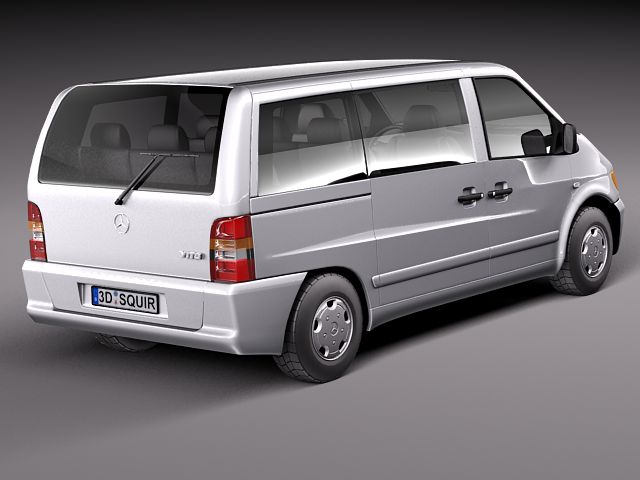 Mercedes Vito 1995-2000 Passenger 3D model_4