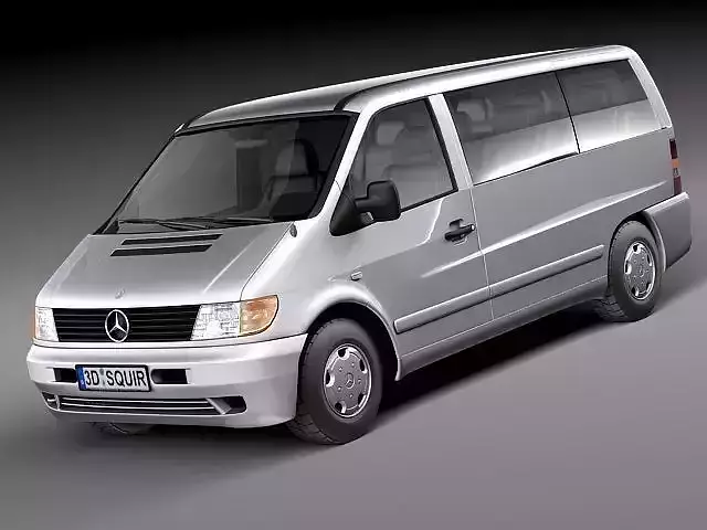 Mercedes Vito 1995-2000 Passenger 3D model